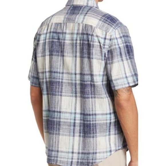 Tommy Bahama Sz S Paradise  Plaid Coastline Button Up Short Sleeves - Picture 6 of 6